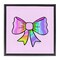 Stupell Industries Pastel Rainbow Ombre Ribbon Floating Frame Design by Katie Conley